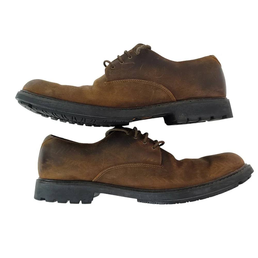 Timberland Brown Stormbuck Waterproof Plain‎ Toe Oxford Brown Size 10.5M 78533